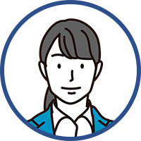 イラスト:女性のアイコン